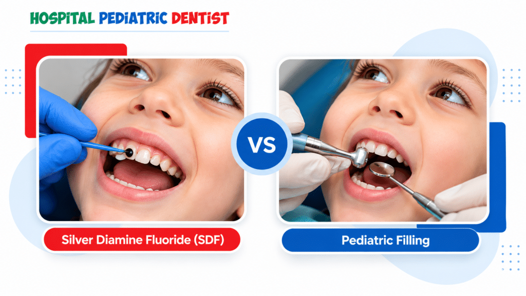 SDF vs. Filling: How Does a Pediatric Dentist Decide?